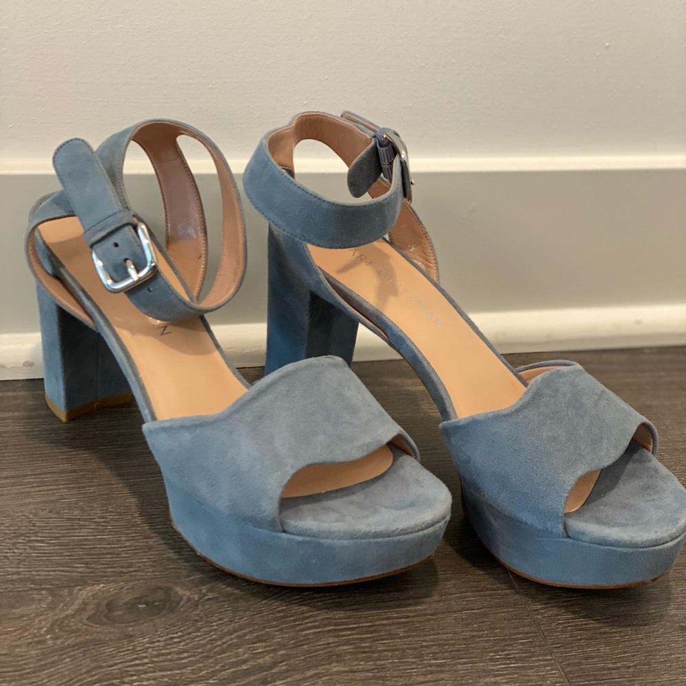 Stuart Weitzman platform heel sandals size 8